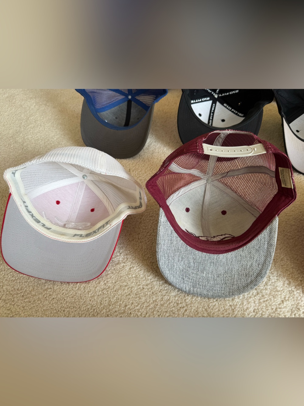 Lot 16 Ford & Mustang Trucker Hats Snapback Baseball Caps Racing Vintage Style - Picture 12 of 16